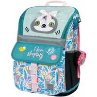 BAAGL ZIPPY LEŇOCHOD Školská aktovka, tyrkysová, veľkosť