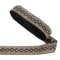 Polyester Rhombus Embroidery Lace Trim