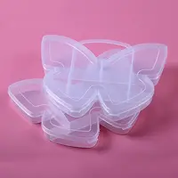 9 Grids Butterfly Shape Plastic Organizer Boxes
