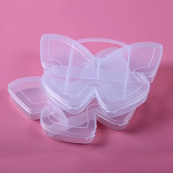 9 Grids Butterfly Shape Plastic Organizer Boxes