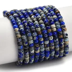 Dyed Natural Imperial Jasper Beads Strands