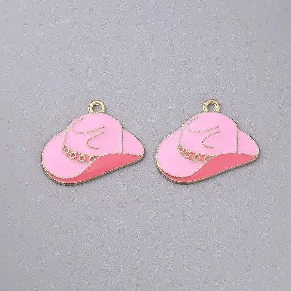 Cowboy Theme Alloy Enamel Pendants