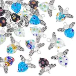 Handmade Millefiori Lampwork Pendants