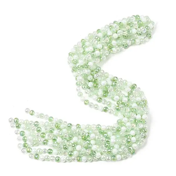 Electroplate Glass Beads Strands