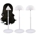 Adjustable Plastic with Lace Cloth Wig Display Stands
