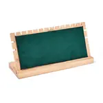 Wood with Velvet Necklace Display Stand Jewelry Pendant Holder Accessory