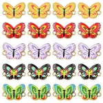 50Pcs 5 Colors Printed Alloy Connector Charms