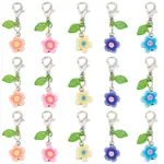 50Pcs Flower Handmade Polymer Clay Pendant Decorations