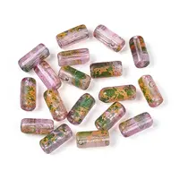 Picasso Transparent Glass Bugle Beads