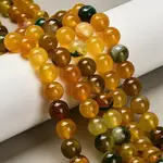 Dyed Natural Agate Beads Strands