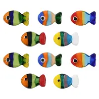 10Pcs 5 Colors Handmade Lampwork Beads