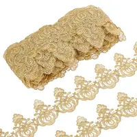 10 Yards Polyester Flower Lace Ribbon