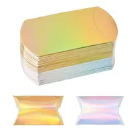30Pcs 2 Colors Pillow Foldable Paper Candy Storage Boxes