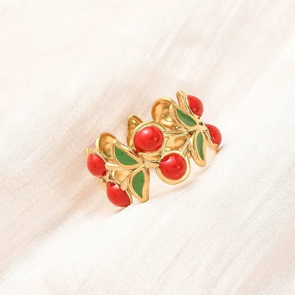 304 Stainless Steel Cuff Rings for Women