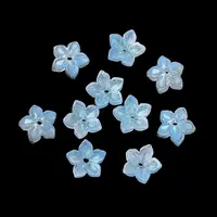 Dyed & Heated Glass Bead Caps