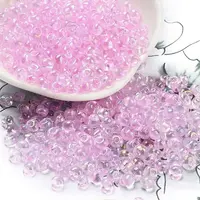 6/0 Inside Colours Fringe Glass Seed Beads
