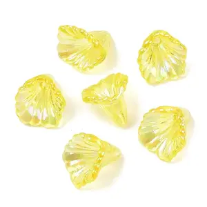 Transparent Acrylic Bead Caps