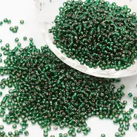 8/0 Transparent Glass Round Seed Beads