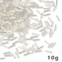 10G Glass Bugle Beads