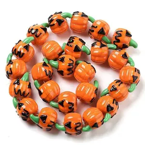 Halloween Theme Handmade Lampwork Beads Strands