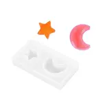 Astronomy Theme Moon and Star Silicone Molds
