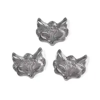 Electroplate Transparent Glass Connector Charms