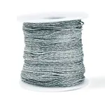 100M Segment Dyed Round Polyester Metallic Braided Cords