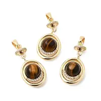 Natural Tiger Eye Pendants