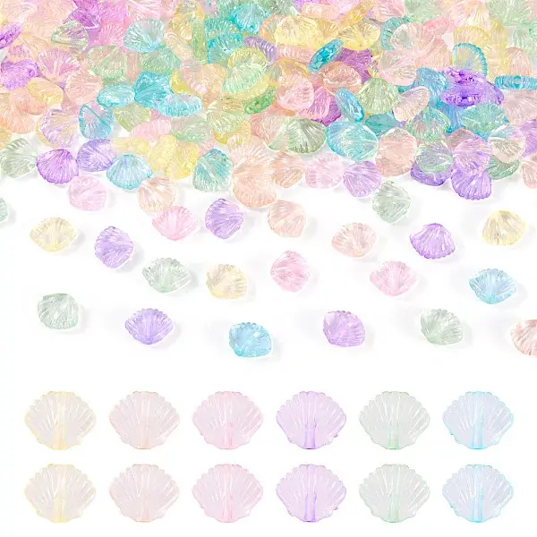 285Pcs Transparent Plastic Beads