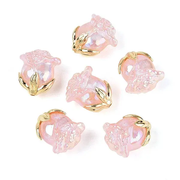 UV Plating Opaque Acrylic Beads