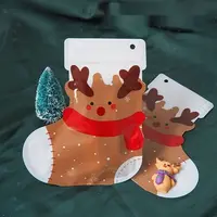 Christmas Theme Boots Plastic Gift Bags