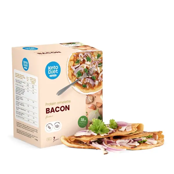 KetoDiet Proteinová omeleta - příchuť slanina (7 porcí)