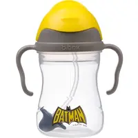 B.BOX BATMAN 240 ML Dětský hrneček s brčkem, transparentní, velikost 240 ML
