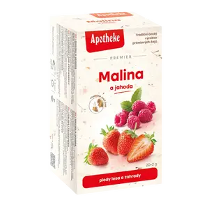 APOTHEKE Malina + Jahoda s echinaceou čaj 20 x 2 g