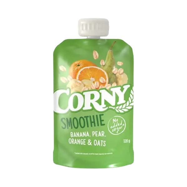 CORNY Smoothie kapsička banán, hruška, pomeranč, ovesné vločky 120 g