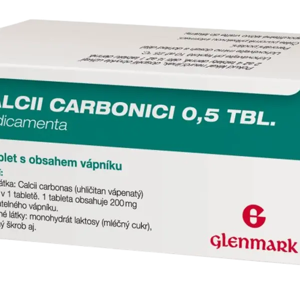 GLENMARK Calcii Carbonici 0.5 MVM 50 tablet 50 ks