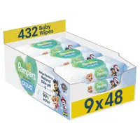 PAMPERS Dětské vlhčené ubrousky, Harmonie Aqua 432 ks
