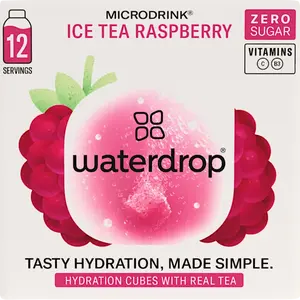 WATERDROP Ice Tea Raspberry 12 ks