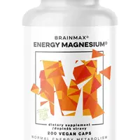 BRAINMAX Energy Magnesium® 1000 mg Hořčík Malát 200 mg 200 kapslí