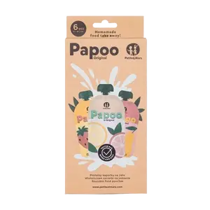PETITE&MARS plnitelná kapsička na jídlo Papoo Original 6 ks