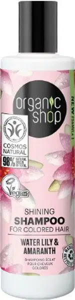 ORGANIC SHOP Rozjasňující šampon pro barvené vlasy Leknín a amarant 280 ml