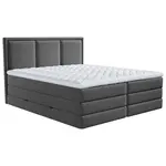 MID.YOU POSTEL BOXSPRING, 200/220 cm, antracitová