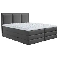 MID.YOU POSTEL BOXSPRING, 200/220 cm, antracitová