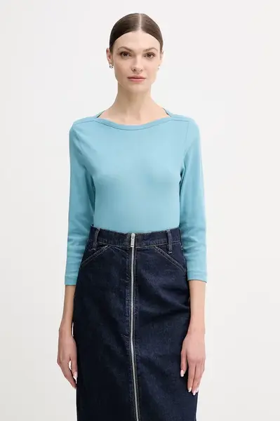 Bavlněné tričko s dlouhým rukávem United Colors of Benetton