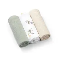 Babyono Mušelínové - super měkké plenky, 3ks 70x70cm - mátová