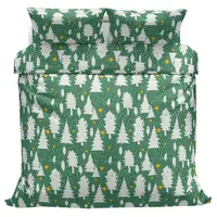 Povlečeme vše Bavlněné povlečení Stromky zelené 140x200, 70x90 cm