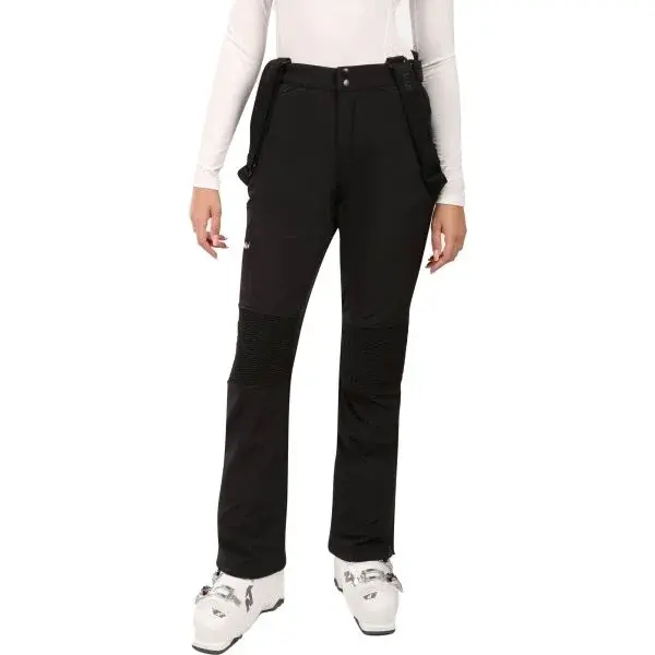 KILPI DIONE Dámské softshellové lyžařské kalhoty, černá, velikost