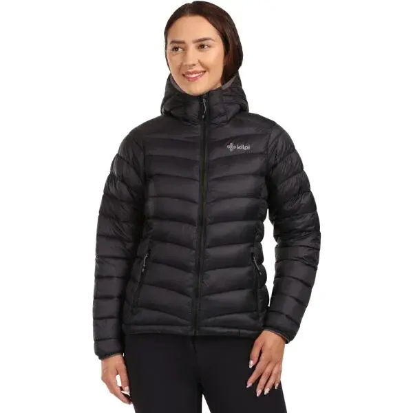 KILPI REBEKI Dámská zateplená bunda, černá, velikost