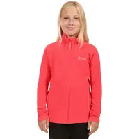 KILPI GLAMER Dětská fleecová mikina, růžová, velikost