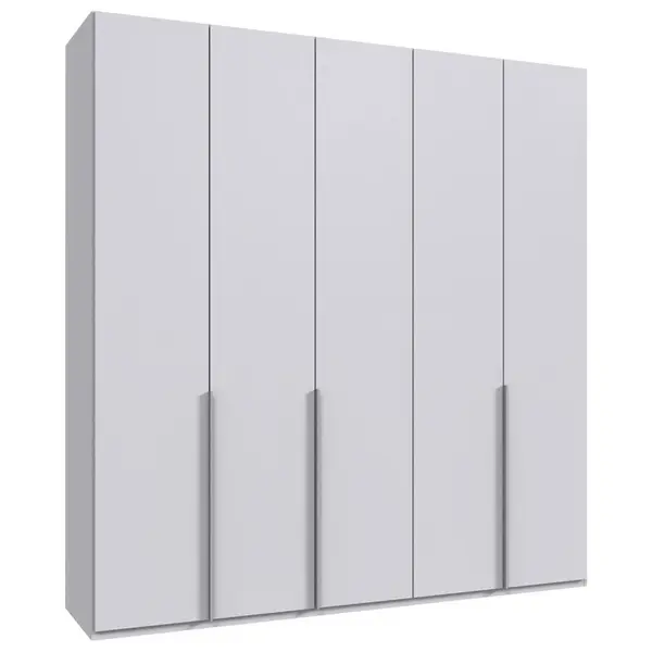 MID.YOU ŠATNÍ SKŘÍŇ S OTOČNÝMI DVEŘMI, bílá, 225/236/58 cm